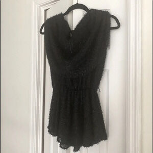 Jackie O Division of Surf and Turf California Cowl Neck Vintage Shag Top Size S